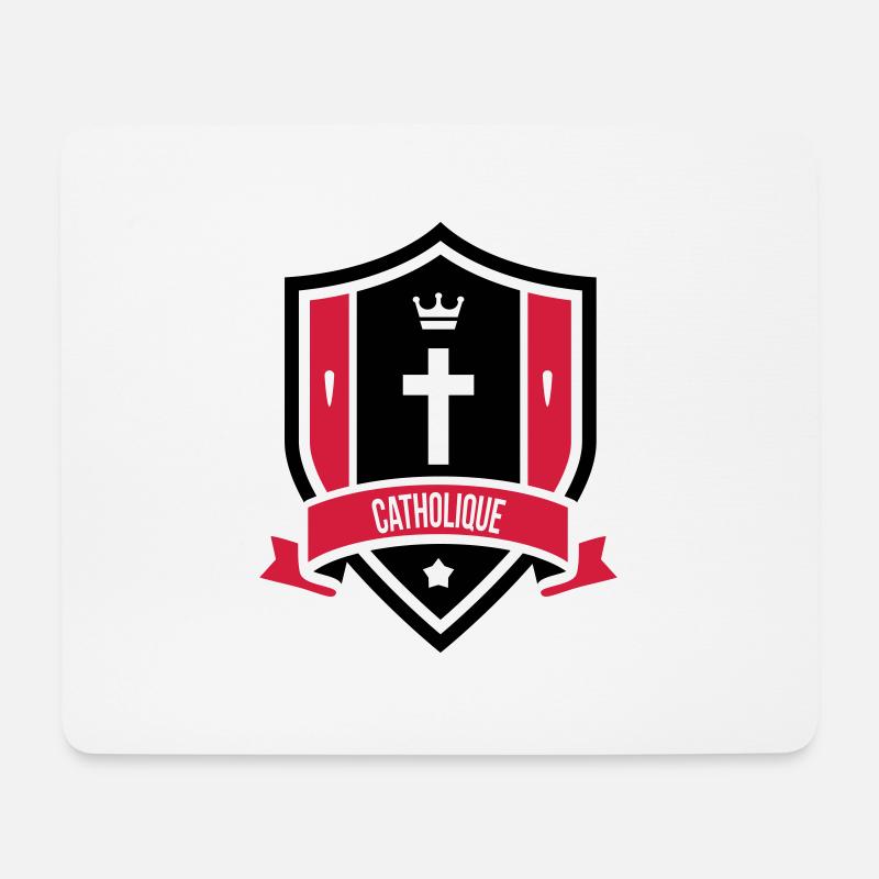 Christlich / Christ / Katholisch / Religion - Mousepad (Querformat) - Weiß
