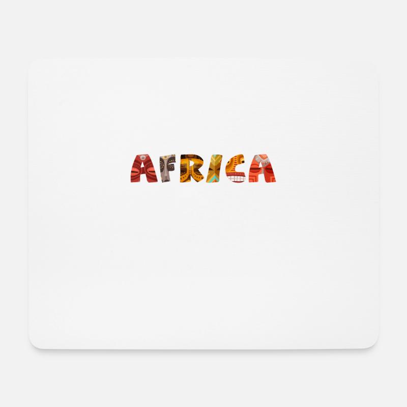 Die Afrikanische vielfalt! - Mousepad (Querformat) - Weiß