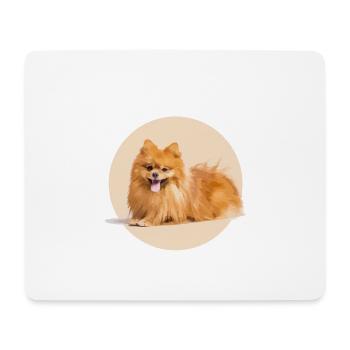 Rot Spitz - Mousepad (Querformat) - Weiß - Vorne