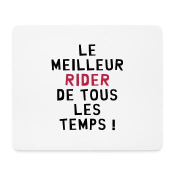 Rider / Ride / Rideuse / Sport Extrême - Tapis de souris (format paysage) - blanc - Devant