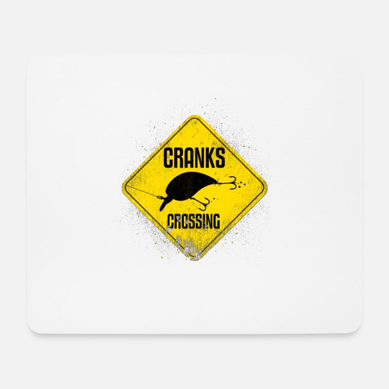 Cranks Crossing - Mouse Pad (horizontal) - white