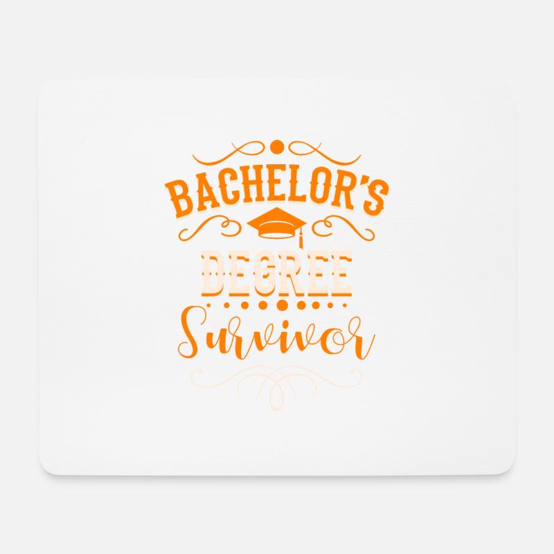 Degree, Bachelor - Mouse Pad (horizontal) - white