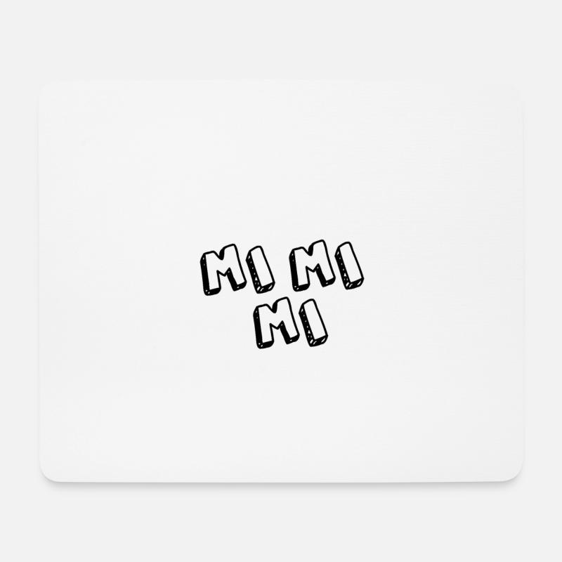 MiMiMi Lustiger Spruch - Mousepad (Querformat) - Weiß