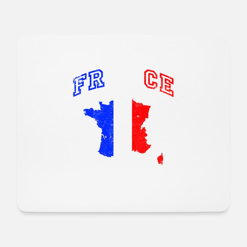 FRANCE, Frankreich, made in - Mousepad (Querformat) - Weiß