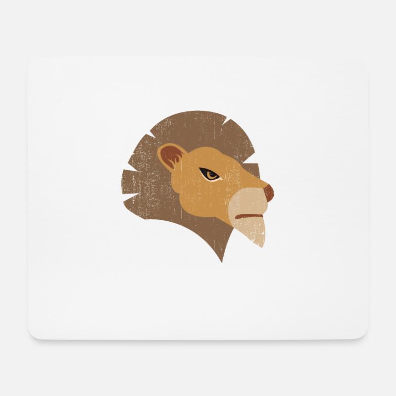 Jungle Animal V4 - Mousepad (Querformat) - Weiß