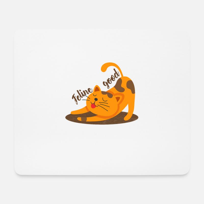 cat - Mouse Pad (horizontal) - white