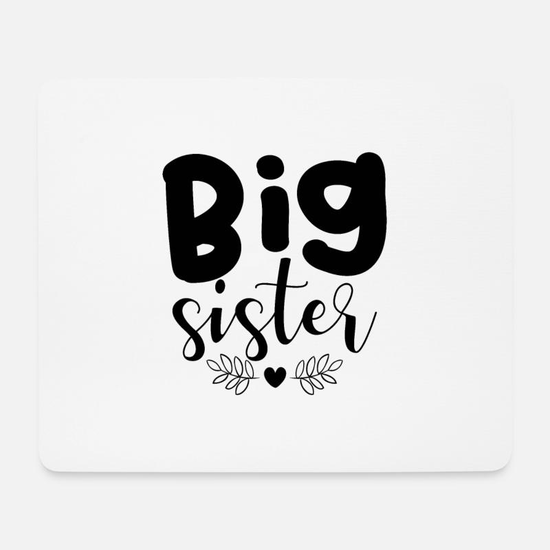 Schwester Sprüche - Mousepad (Querformat) - Weiß