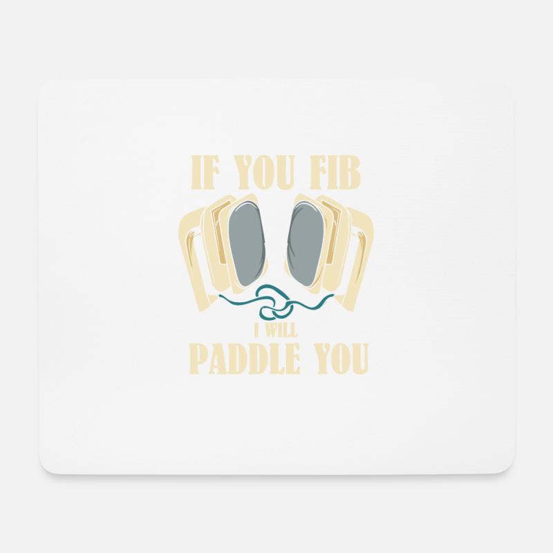 EMT / PARAMEDIC: I Will Paddle You - Mousepad (Querformat) - Weiß