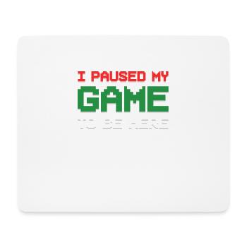 Jeu vidéo rétro sur le jeu gamer gamer - Tapis de souris (format paysage) - blanc - Devant