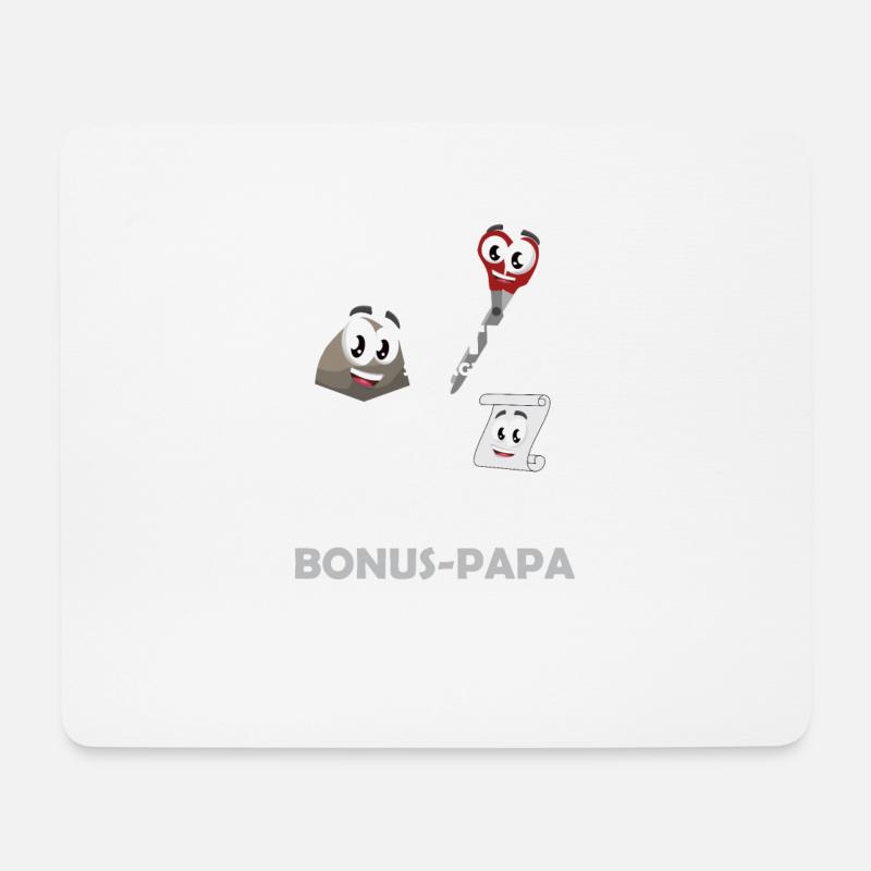 Nothing beats a bonus dad - Mouse Pad (horizontal) - white