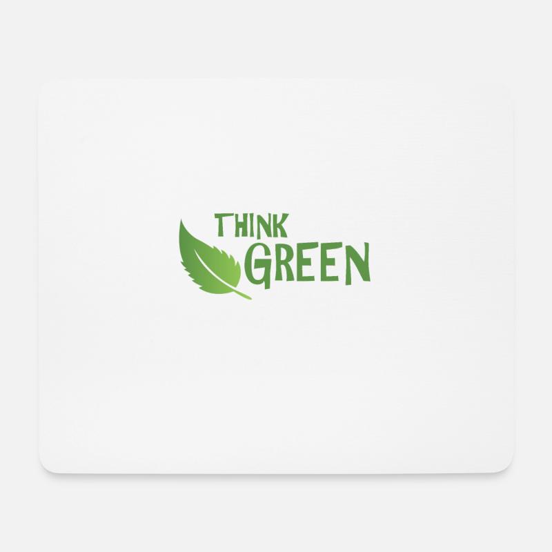 Klimaschutz - Mousepad (Querformat) - Weiß