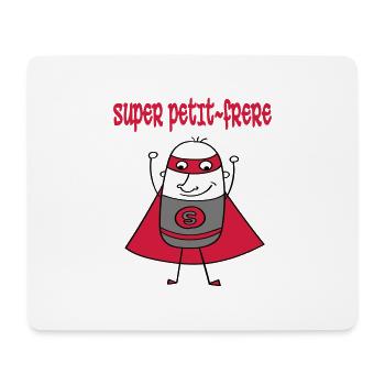 Super petit-frere - Mousepad (Querformat) - Weiß - Vorne