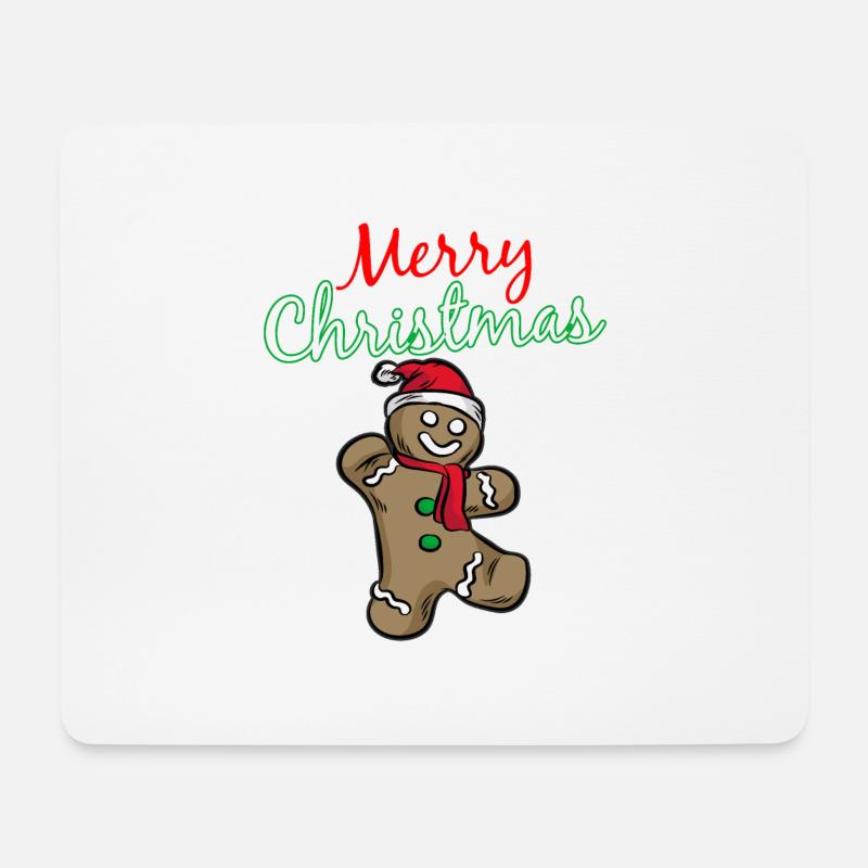 MERRY CHRISTMAS - Mousepad (Querformat) - Weiß