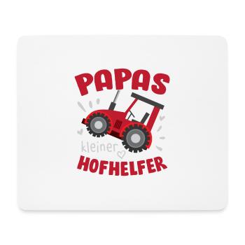 Landwirt Kinder Traktor Geschenk · Hofhelfer - Mousepad (Querformat) - Weiß - Vorne
