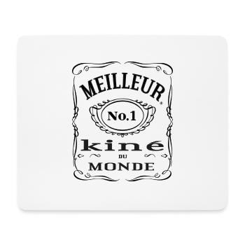 Meilleur kiné du monde - Mousepad (Querformat) - Weiß - Vorne