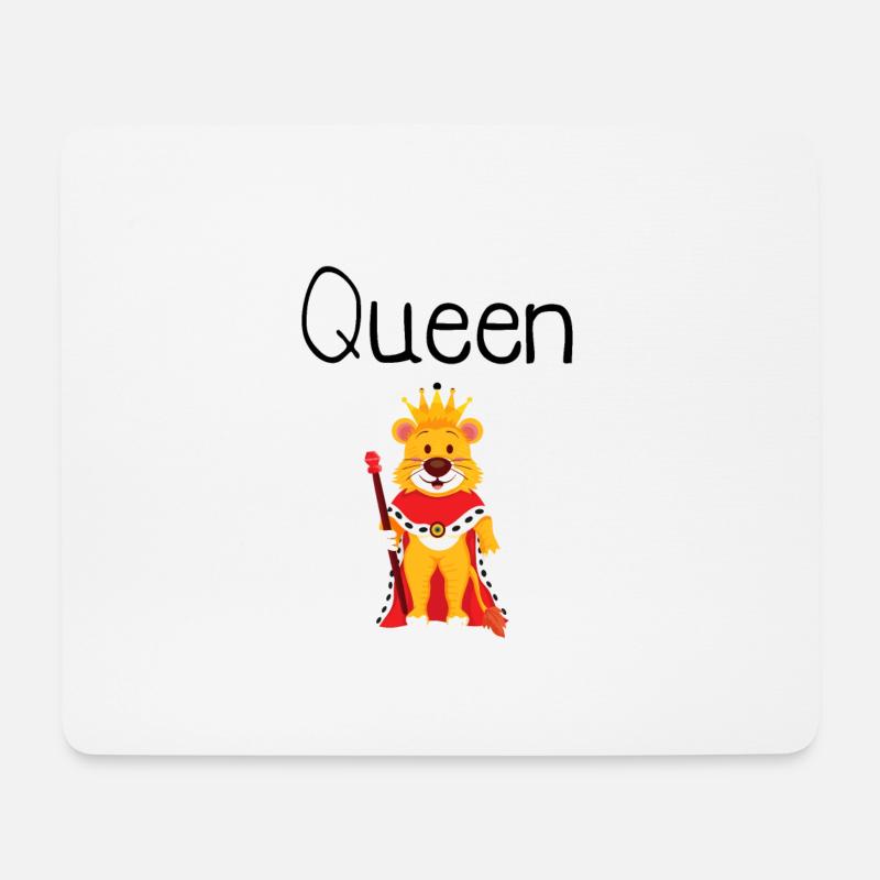 King Queen Partnerlook - Mousepad (Querformat) - Weiß