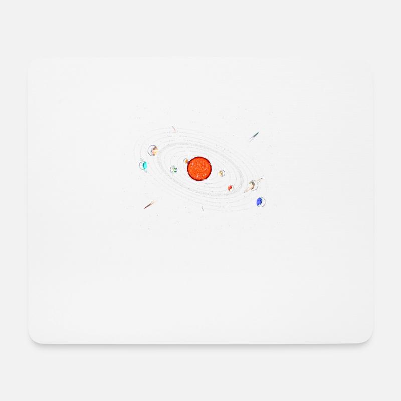 Galaxie Universum Planeten Mars - Mousepad (Querformat) - Weiß