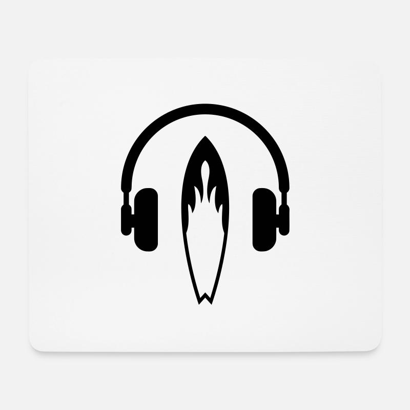Surfen / Surfer / Surf / Surfing / Strand - Mousepad (Querformat) - Weiß