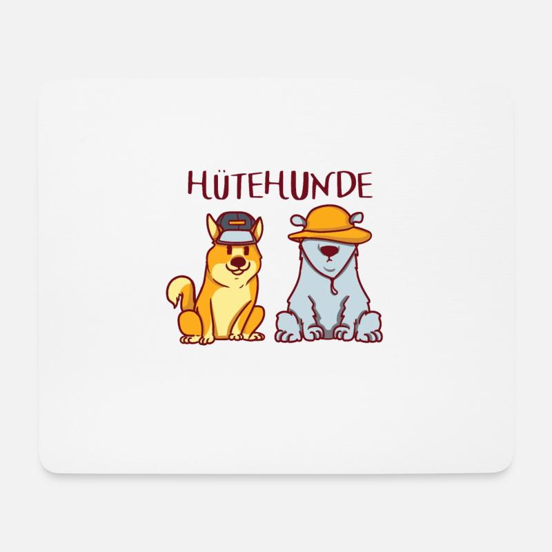 Hütehunde Hund Hunde Border Collie Geschenk - Mousepad (Querformat) - Weiß