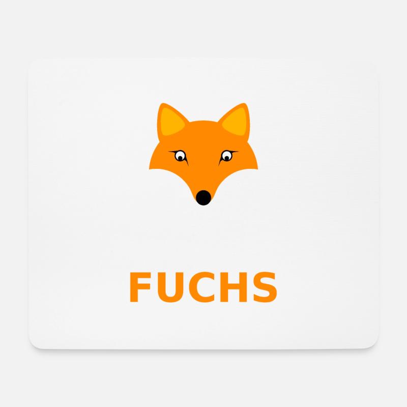 Mama Fuchs Partnerlook - Mousepad (Querformat) - Weiß