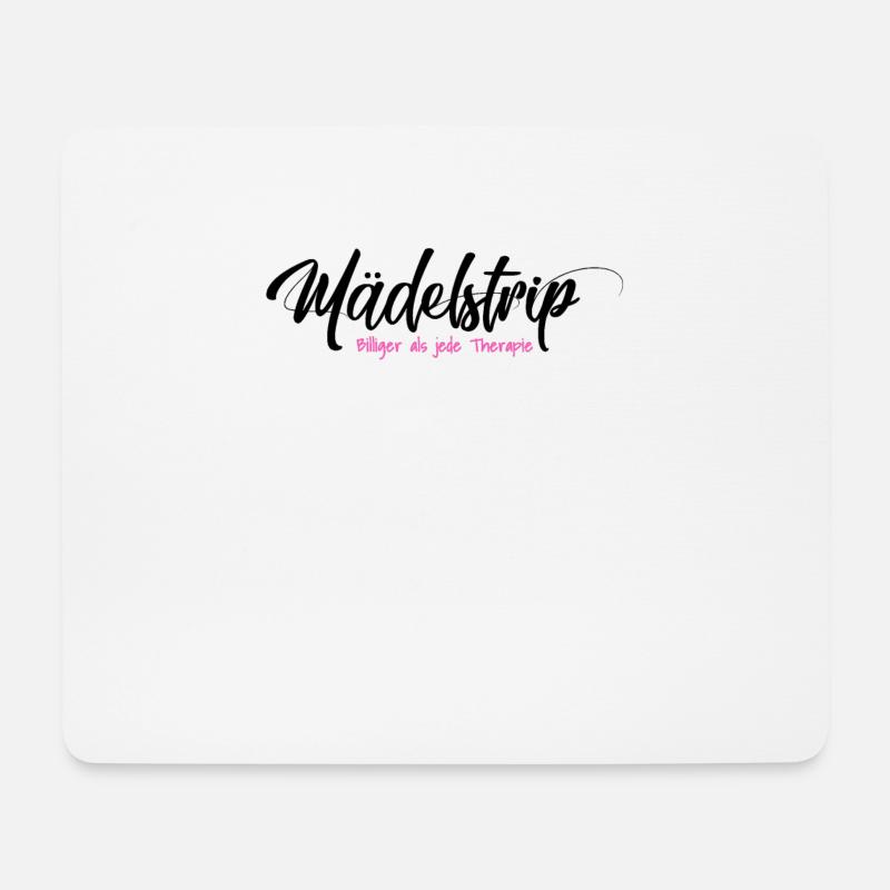 Mädelstrip Girls Trip Crew Mädelstour Mädelscrew - Mousepad (Querformat) - Weiß