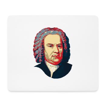 Johann Sebastian Bach - Mouse Pad (horizontal) - white - Front