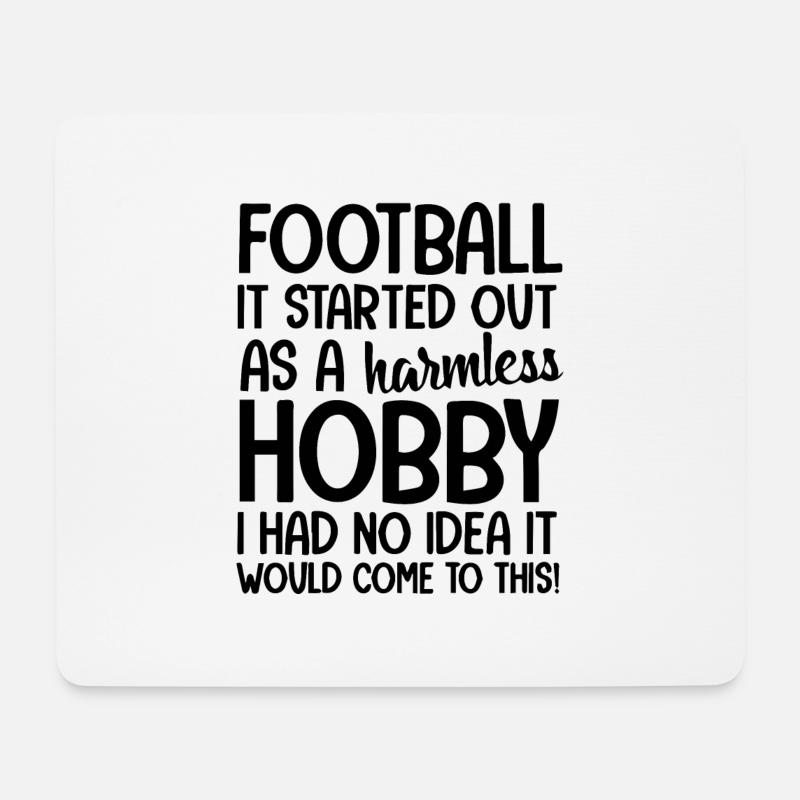 American Football - Mousepad (Querformat) - Weiß
