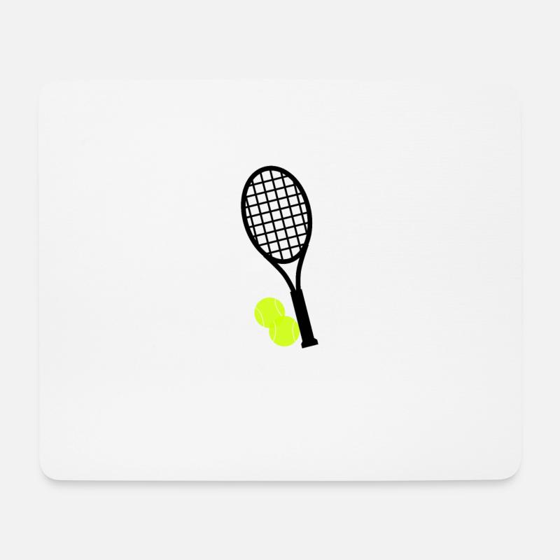 Tennis Sport Design - Mousepad (Querformat) - Weiß