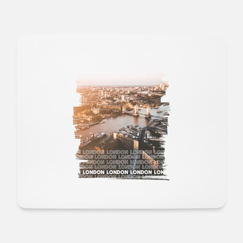 London - Mouse Pad (horizontal) - white