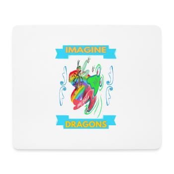 Imagine Dragon - Mouse Pad (horizontal) - white - Front