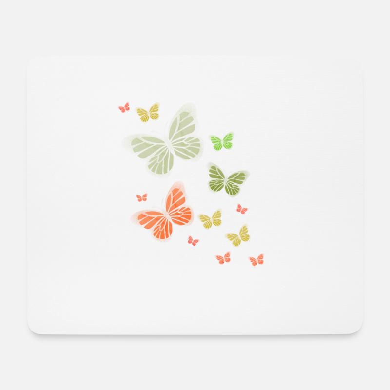 Schmetterling Schmetterling Butterfly Kinder - Mousepad (Querformat) - Weiß