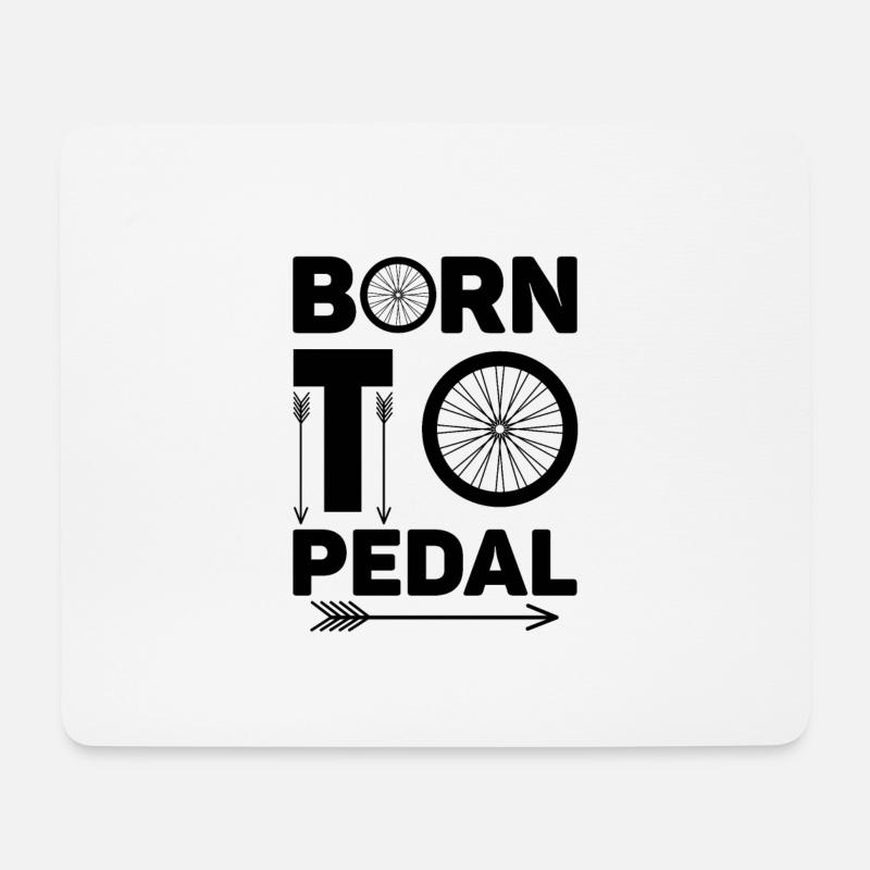 N TO PEDAL CYCLE PRESENTBOR - Mousepad (Querformat) - Weiß