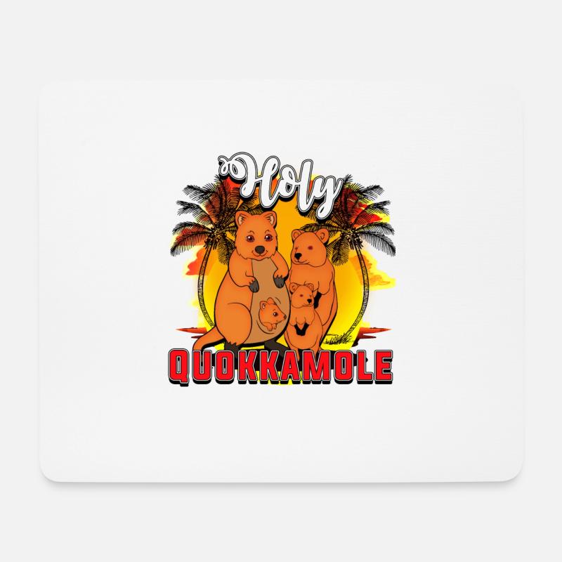 Quokka - Mousepad (Querformat) - Weiß