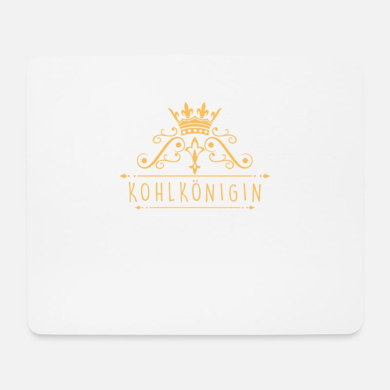 Kohlkönig Kohlkönigin Kohlfahrt Kohltour Geschenk - Mousepad (Querformat) - Weiß