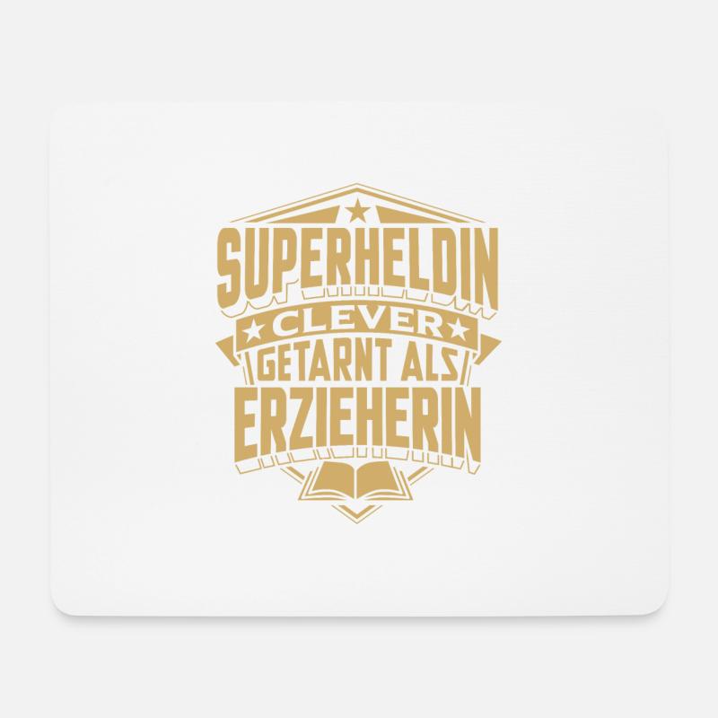 Erzieher Erzieherin Kindergarten Geschenk Abschied - Mousepad (Querformat) - Weiß