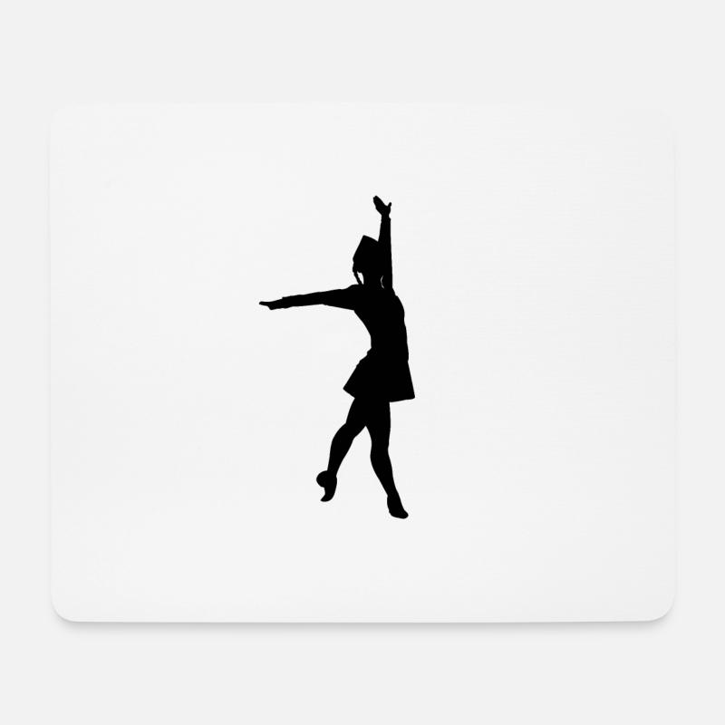 Karneval Garde Tanzen - Mousepad (Querformat) - Weiß