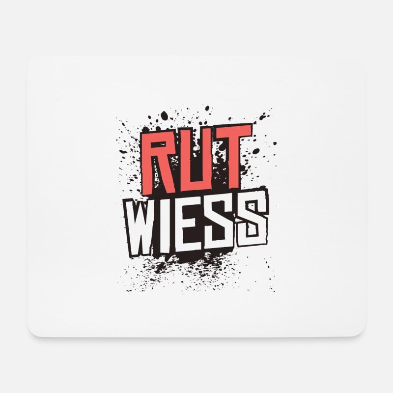 Rut Wiess Köln Karneval - Mousepad (Querformat) - Weiß