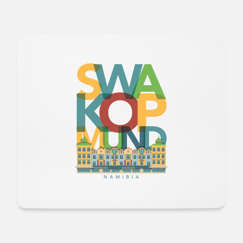 Swakopmund - Namibia - Mousepad (Querformat) - Weiß