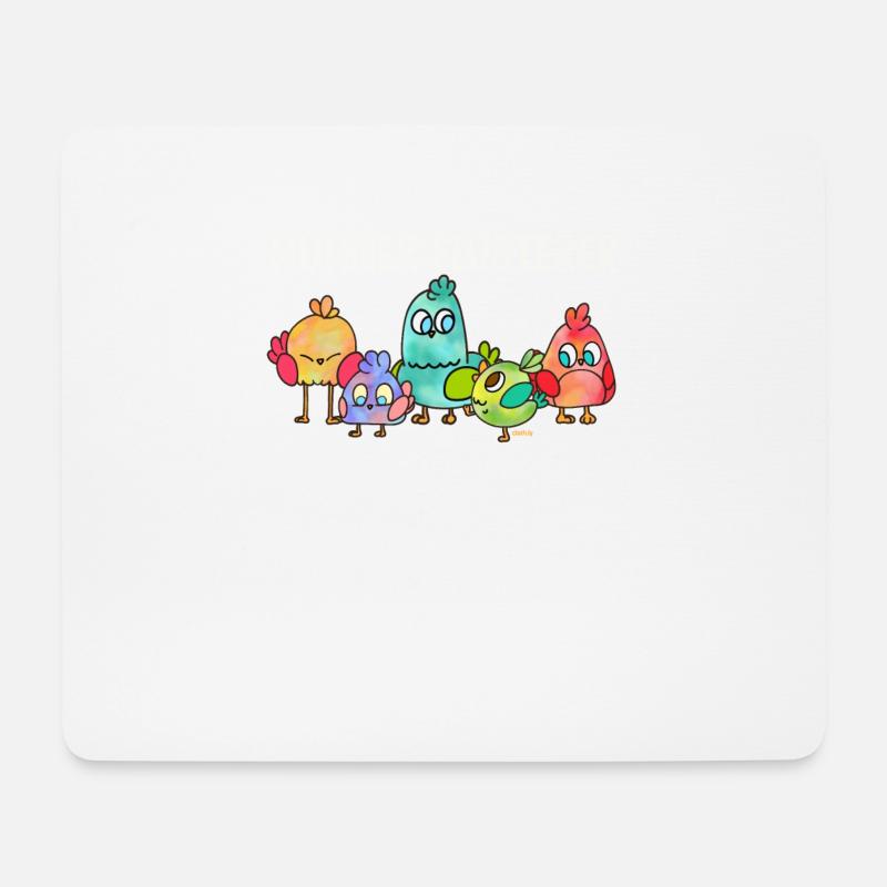 Hühner-Flüsterer Hühner Huhn Landwirt - Mousepad (Querformat) - Weiß