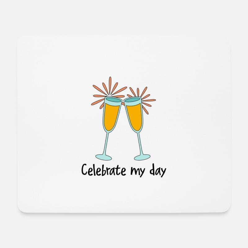 Geburtstag - Mousepad (Querformat) - Weiß