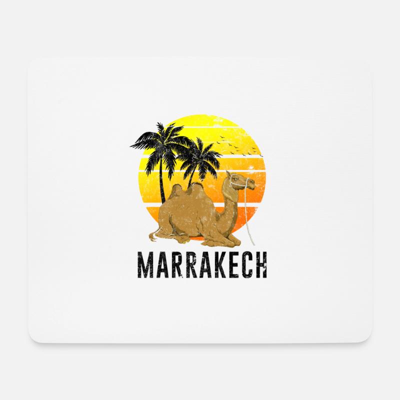 Marrakesch - Mousepad (Querformat) - Weiß