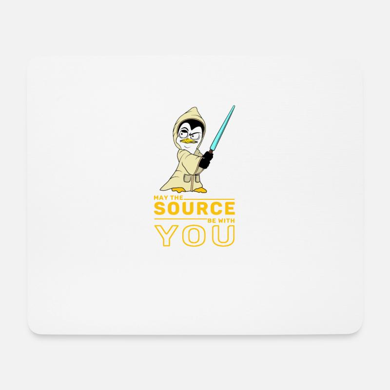 IT Nerd Linux Linux Pinguin Geek Software Engineer - Mousepad (Querformat) - Weiß