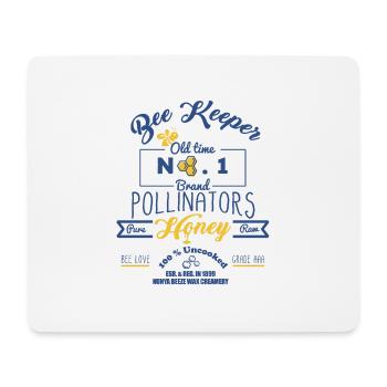 Bee Keepers Pollinators Honey Farmer Bottle Label - Mousepad (Querformat) - Weiß - Vorne