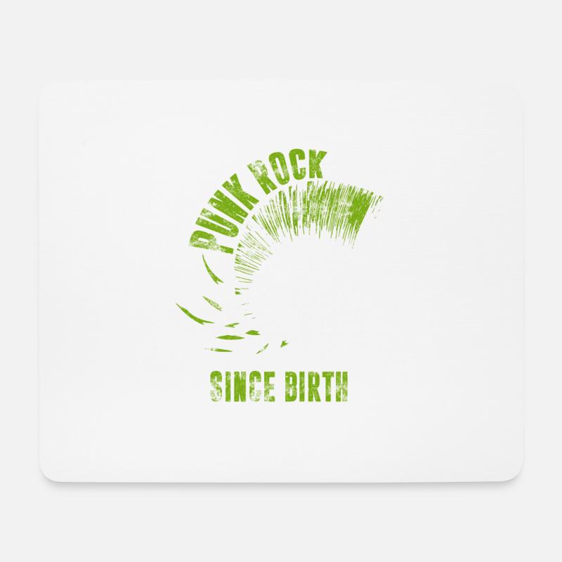 Punkrock Punk Punker Musik Retro Punks - Mousepad (Querformat) - Weiß