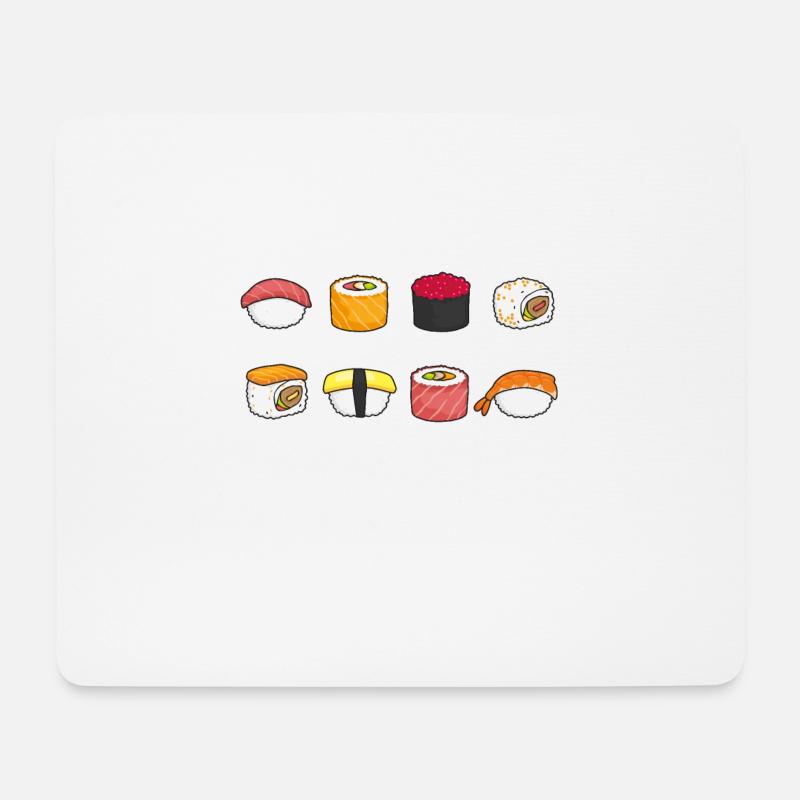Sushi Japanese sushi lover - Mouse Pad (horizontal) - white