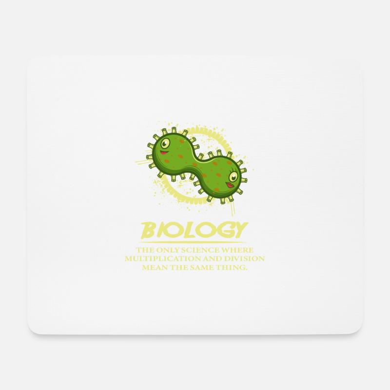 Biologie Lustig Biologe oder Wissenschaftler Gesch - Mousepad (Querformat) - Weiß