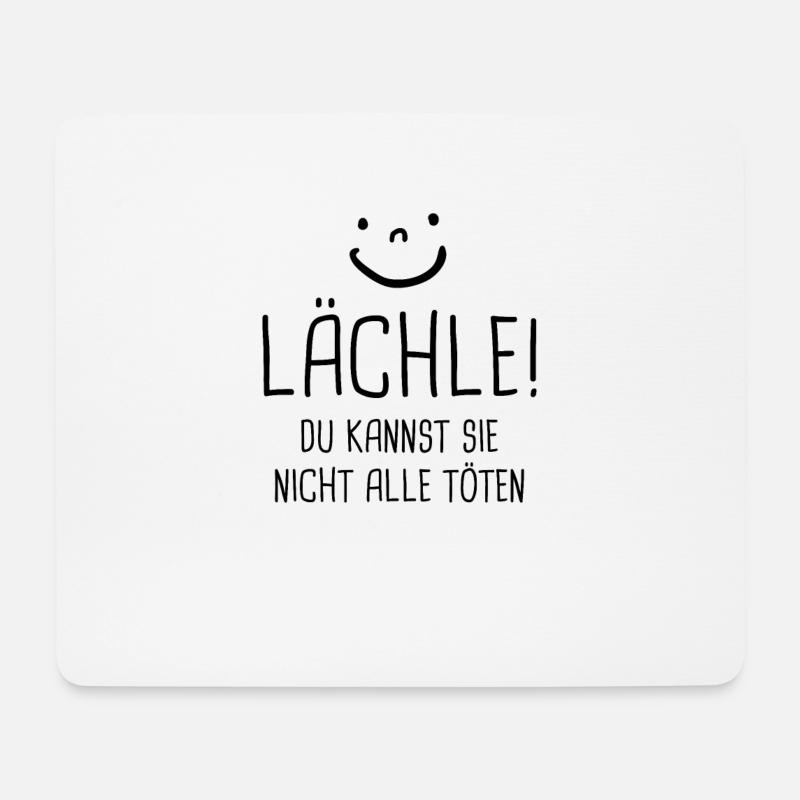 Sarkasmus Spruch Ironie sarkastische Sprüche - Mousepad (Querformat) - Weiß