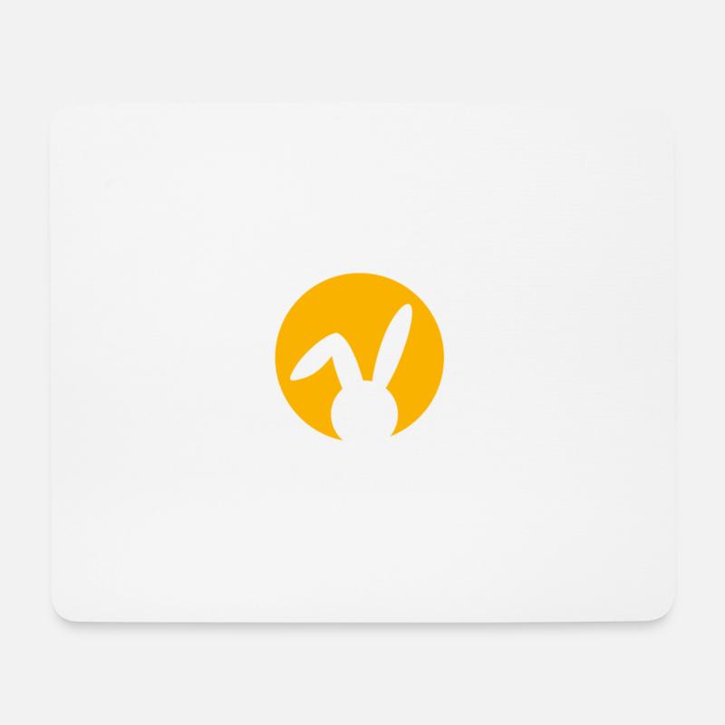 Schlichtes Knickohr Design perfektes Ostergeschenk - Mousepad (Querformat) - Weiß