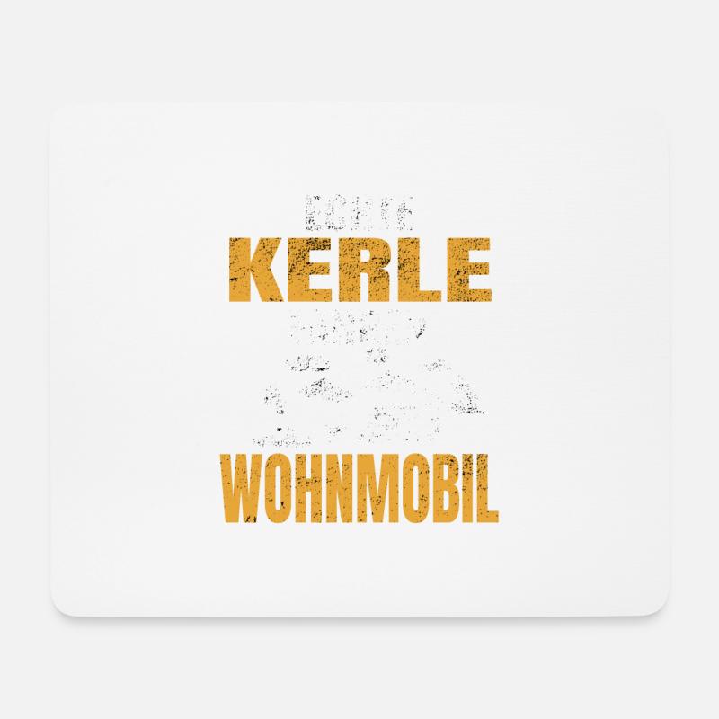 Wohnmobil - Mousepad (Querformat) - Weiß