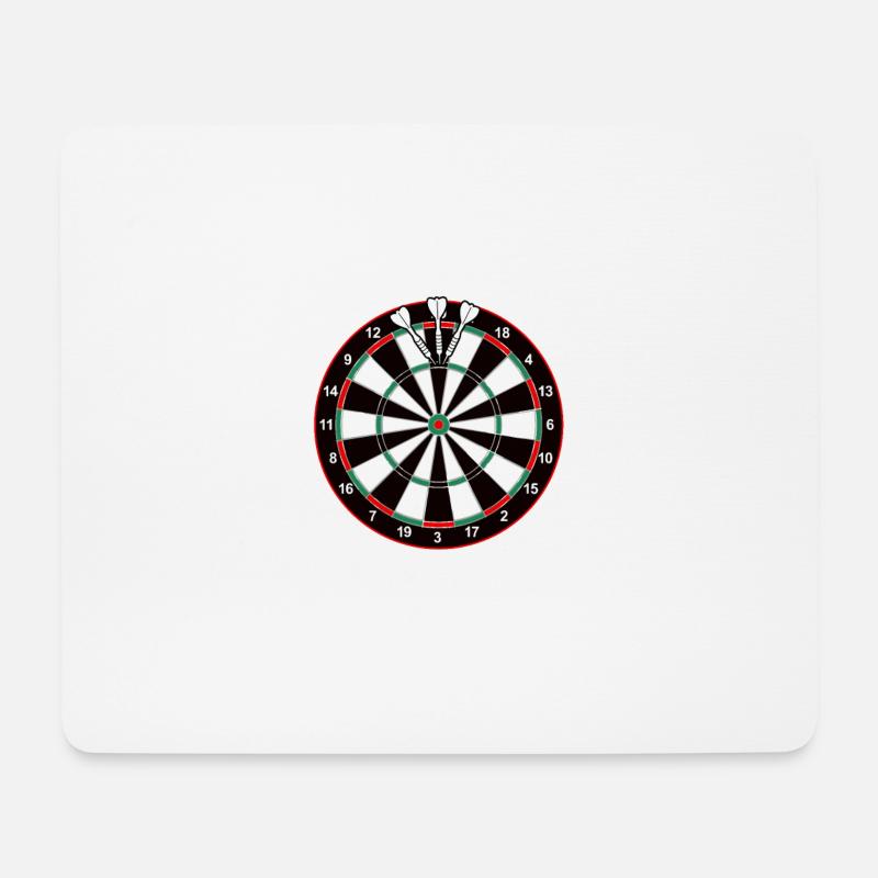 180 % Badass Darts Players - Mousepad (Querformat) - Weiß